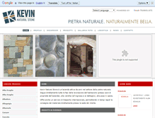 Tablet Screenshot of kevinnaturalstone.com